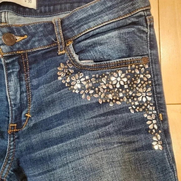 Abercrombie & Fitch Blue Straight Leg Jeans - Picture 2 of 6